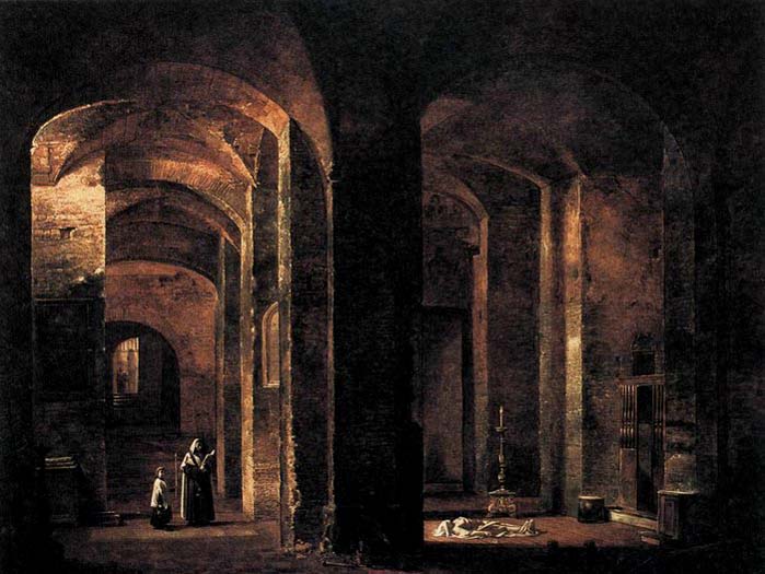 Francois-Marius Granet Crypt of San Martino ai Monti, Rome